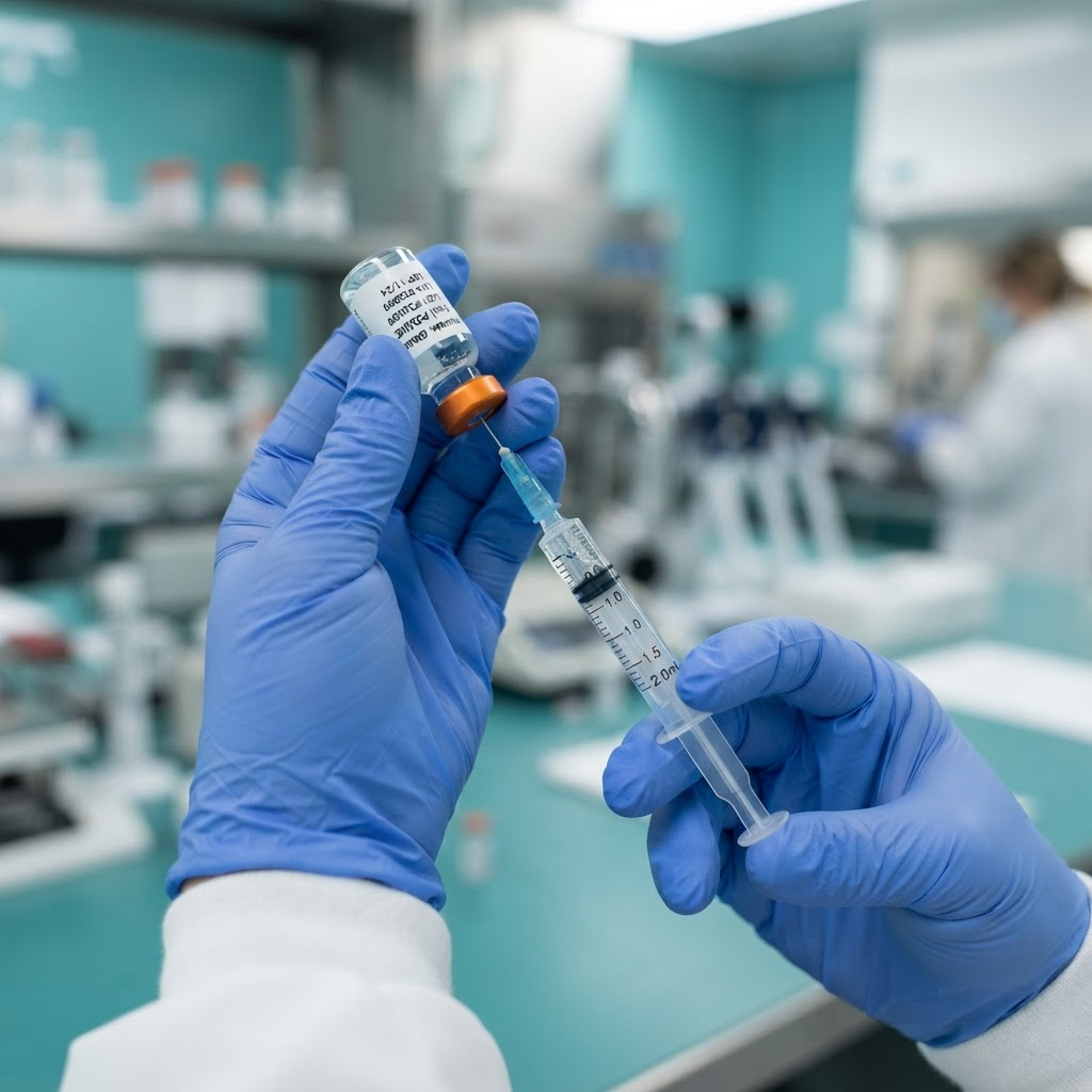 Preparación de medicamentos en laboratorio